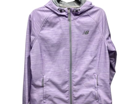 Athletic Jacket By New Balance In Purple, Size: L Fashion