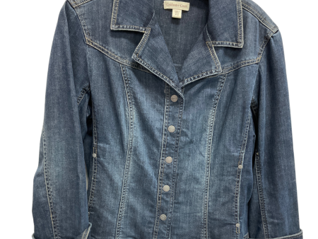 Jacket Denim By Coldwater Creek In Blue Denim, Size: Lp Online Sale