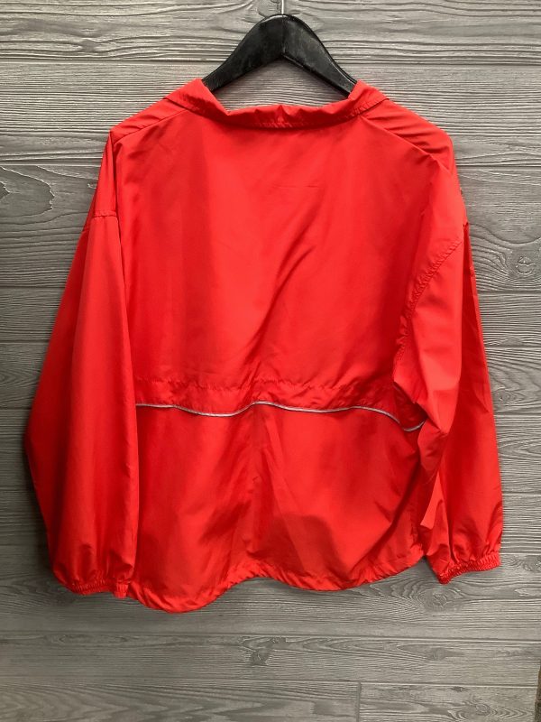 Athletic Jacket By New Balance In Red, Size: L For Sale