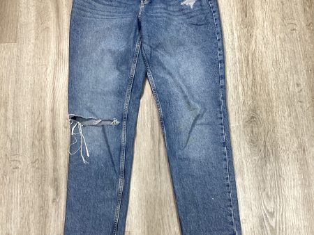 Jeans Straight By Clothes Mentor In Blue Denim, Size: 10 Online Hot Sale