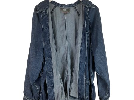 Top Long Sleeve By Torrid In Blue Denim, Size: 3x Fashion