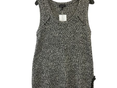 Vest Sweater By Top Shop In Cream & Grey, Size: M Online now