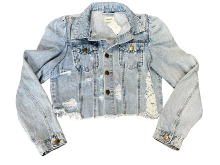 Jacket Denim By Mono B In Blue Denim, Size: M Online Hot Sale