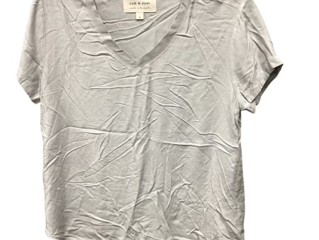 Top Short Sleeve Basic By Cloth & Stone In Grey, Size: S Cheap