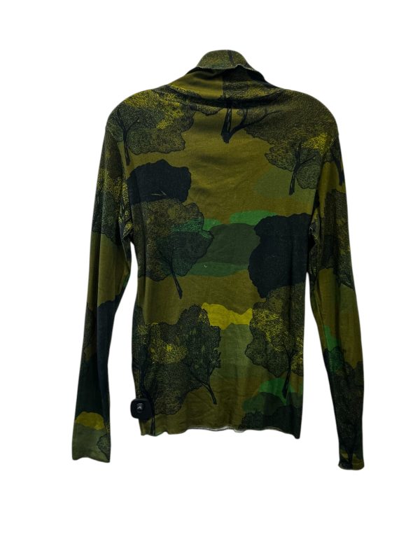 Top Long Sleeve Designer By Soeur In Black & Green, Size: S on Sale