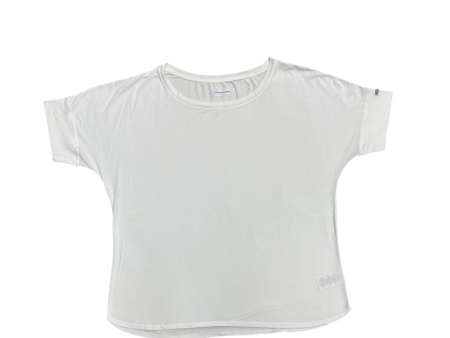 Athletic Top Short Sleeve By Columbia In White, Size: Xl Cheap