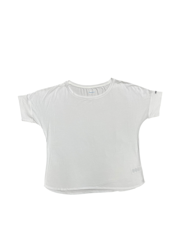 Athletic Top Short Sleeve By Columbia In White, Size: Xl Cheap