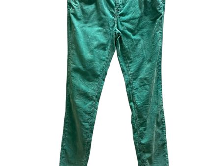 Pants Corduroy By Free People In Green, Size: 8 on Sale