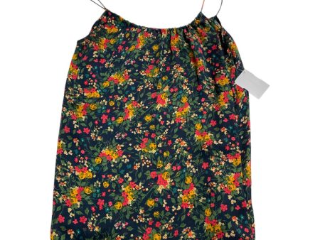 Top Sleeveless By Tucker In Floral Print, Size: Xs Sale