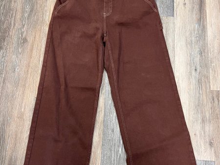 Jeans Boot Cut By Just Black In Brown Denim, Size: 10 30 Discount