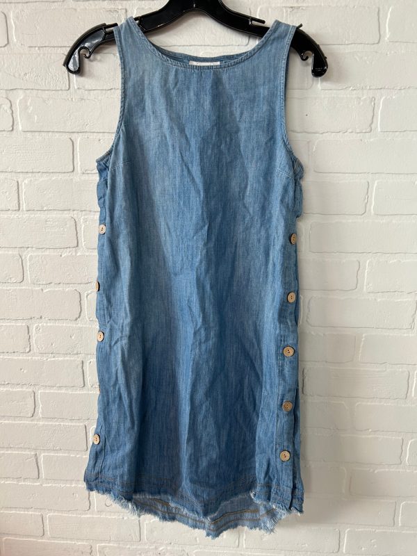 Dress Casual Short By Universal Thread In Blue Denim, Size: Xs Online