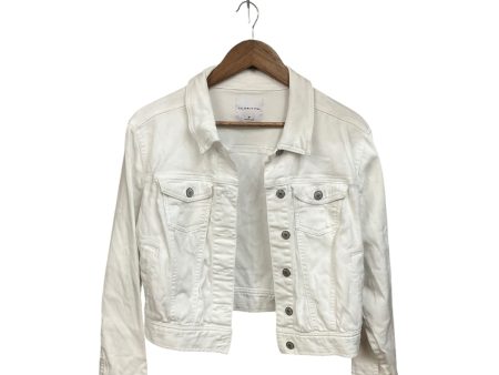 Jacket Denim By Celebrity Pink In White, Size: M Supply