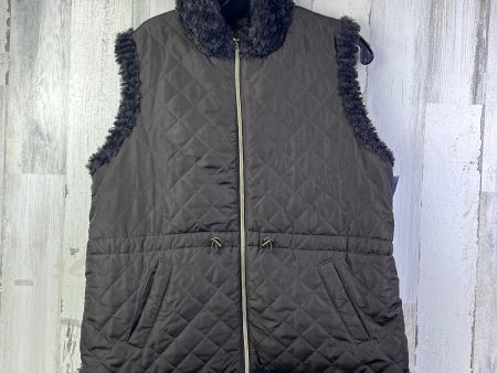 Vest Puffer & Quilted By Clothes Mentor In Brown, Size: L For Sale