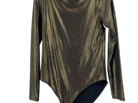 Bodysuit By Forever 21 In Gold, Size: L Discount