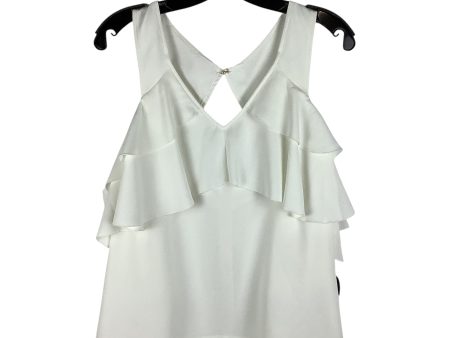 Top Sleeveless By Trina By Trina Turk In White, Size: M For Sale