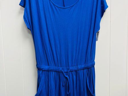 Romper By Pink Lily In Blue, Size: L For Discount