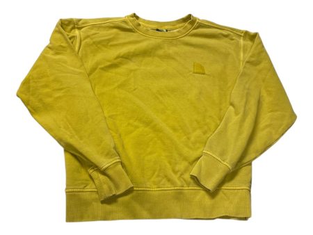 Athletic Sweatshirt Crewneck By The North Face In Yellow, Size: S For Discount