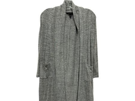 Sweater Cardigan By Banana Republic In Grey, Size:Xs petite Sale