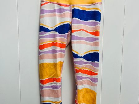 Athletic Capris By Lululemon In Pink & Purple, Size: 4 Online Hot Sale