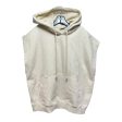 Sleeveless Sweatshirt Hoodie By Zara In Cream, Size: M Fashion