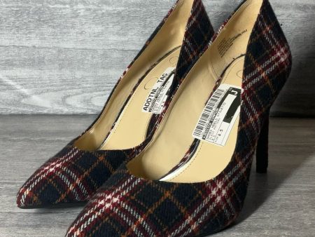 Shoes Heels Stiletto By Jessica Simpson In Plaid Pattern, Size: 8.5 Supply