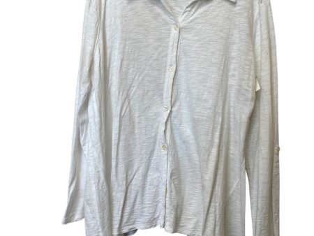 Top Long Sleeve By Soma In White, Size: Xl Hot on Sale