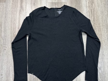 Top Long Sleeve Basic By Evereve In Black, Size: L For Cheap