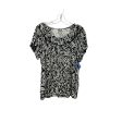 Top Ss By Loft In Black & White, Size:M Online Sale