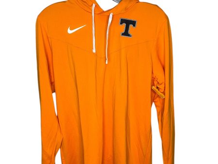 Athletic Sweatshirt Hoodie By Nike In Orange, Size: S Online