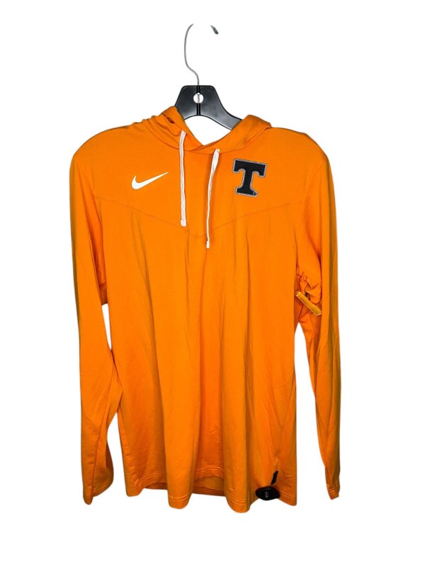 Athletic Sweatshirt Hoodie By Nike In Orange, Size: S Online