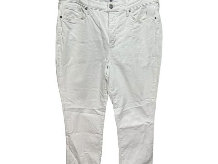 Jeans Cropped By Not Your Daughters Jeans In White, Size: 14 Cheap