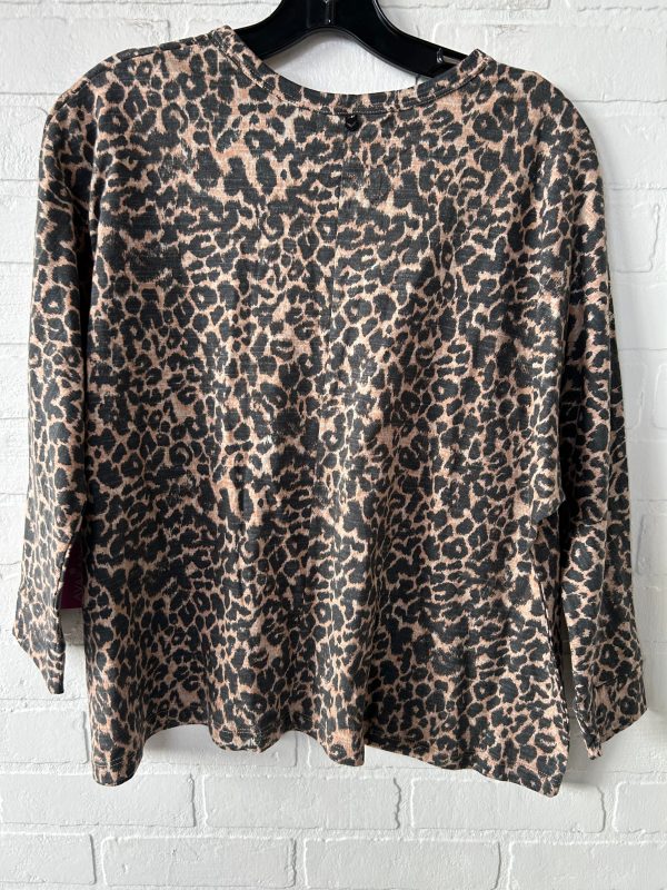 Top Long Sleeve By rapsodia In Animal Print, Size: Xl Supply