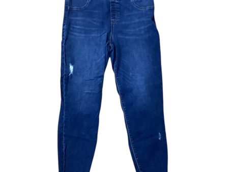 Jeans Designer By Spanx In Blue Denim, Size: 14 on Sale