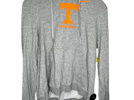 Athletic Sweatshirt Hoodie By Nike In Grey, Size: M Hot on Sale