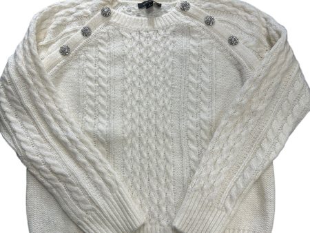 Sweater By Ann Taylor In Cream, Size: M on Sale