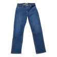 Jeans Boyfriend By Loft In Blue Denim, Size: 8 Discount