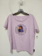 Top Short Sleeve Basic By Walt Disney In Purple, Size: L Supply