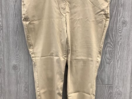 Pants Chinos & Khakis By Lane Bryant In Tan, Size: 20 Cheap