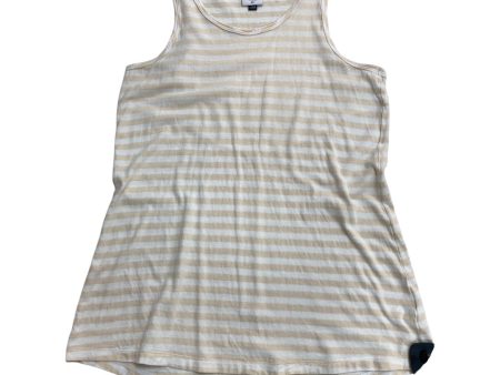 Top Sleeveless By Cabi In Striped Pattern, Size: Xs Online Hot Sale