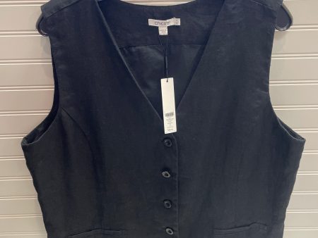 Vest Other By Chicos In Black, Size: 16 Online now