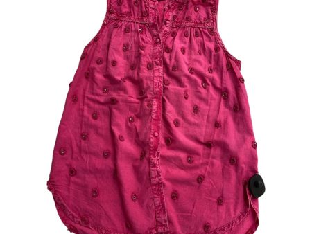 Top Sleeveless By Pilcro In Pink, Size: Xs For Cheap