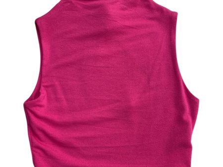 Top Sleeveless By NAKED WARDROBE In Pink, Size: Xs Online now