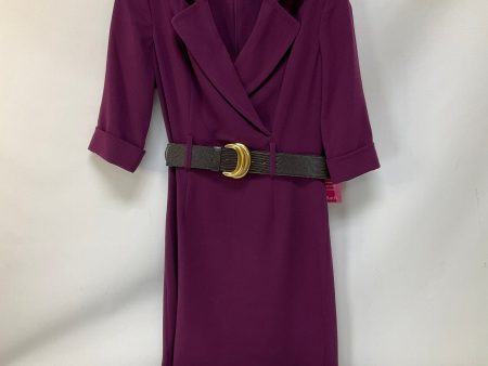 Dress Work By Donna Karan In Purple, Size: 2 Online Sale