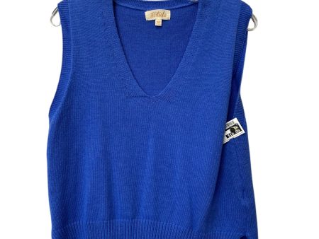 Vest Sweater By Listicle In Blue, Size: M Hot on Sale