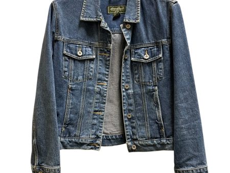 Jacket Denim By Eddie Bauer In Blue Denim, Size: S Online Hot Sale