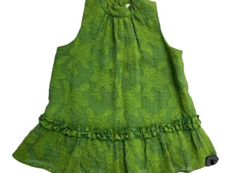 Top Sleeveless By Maeve In Green, Size: 0 Online Sale