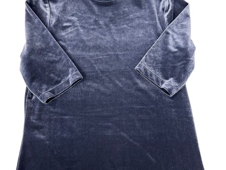 Top Short Sleeve Basic By Banana Republic In Blue, Size: S Cheap