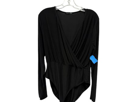 Bodysuit By Boohoo Boutique In Black, Size:L Online now