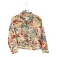 Floral Print Jacket Denim Coldwater Creek, Size Petite L Cheap