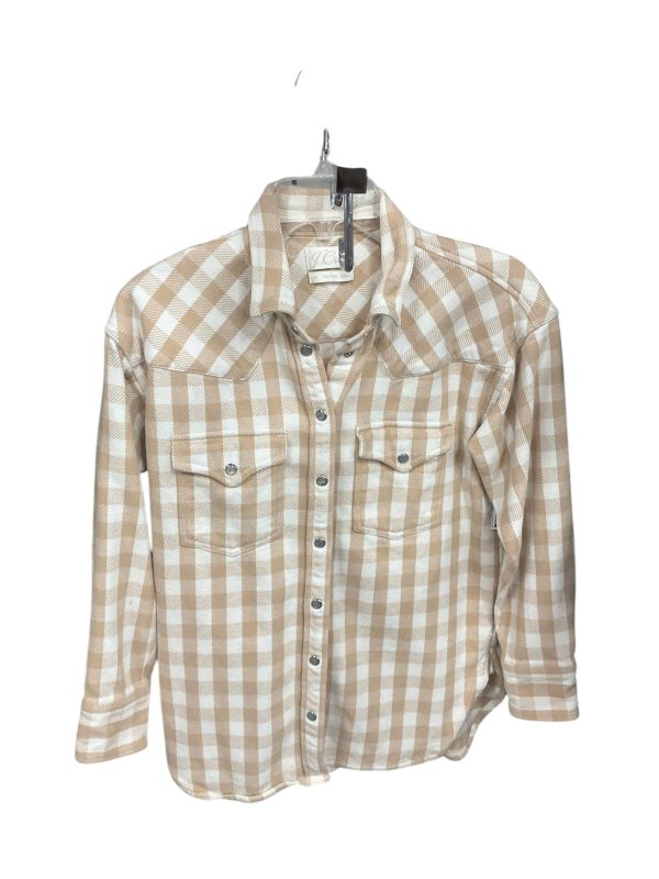 Jacket Shirt By J. Crew In Beige, Size: Xs Online Hot Sale